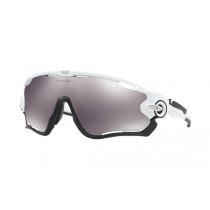 Oakley Jawbreaker sunglasses Polished White frame / Prizm Black lens
