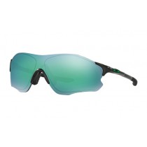 Oakley EVZero Path sunglasses Polished Black frame / Jade Iridium Polarized lens