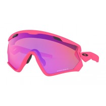 Oakley Wind Jacket 2.0 sunglasses Matte Neon Pink frame / Prizm Sapphire lens