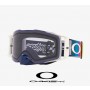 Oakley Front Line MX Goggles with Prizm Mx Low Light Lenses and Troy Lee Designs Graph White Strap
