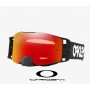 Oakley Front Line MX Goggles with Prizm Mx Torch Iridium Lenses and Factory Pilot Black Strap