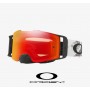 Oakley Front Line MX Goggles with Prizm Mx Torch Iridium Lenses and Matte White Speed Strap