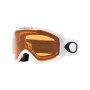 Oakley O Frame 2.0 XL Snow Goggle Matte White frame / Persimmon lens