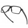 Oakley Bevel eyeglasses Satin Black/Chrome frame / Clear lens
