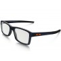 Oakley Chamfer(TruBridge) eyewear dark blue frame / clear lens