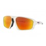 Oakley Field Jacket sunglasses Matte White frame / Prizm Ruby lens
