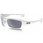 Oakley Fives Squared Polarized sunglasses Polished White frame / Gray Polarized lens