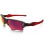 Oakley Flak 2.0 XL PRIZM Road sunglasses matte gray smoke frame / Prizm Road lens