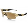 Oakley Flak Jacket Polarized Standard Issue sunglasses Desert Tan frame / Bronze Polarized lens