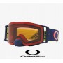 Oakley Front Line MX Goggles with Prizm Mx Bronze Lenses and B1b Red Yellow Strap