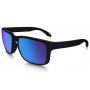 Oakley Holbrook Polarized sunglasses Matte Black frame / Sapphire Iridium Polarized lens(Asia Fit)