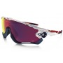 Oakley Jawbreaker Team USA sunglasses White Team Usa Kinetist frame / Prizm Road lens