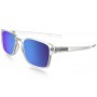 Oakley Latch Square Polarized sunglasses Clear frame / Sapphire Iridium Polarized lens