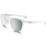 Oakley Trillbe X sunglasses Matte White frame / Chrome Iridium lens