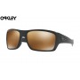 Oakley Turbine sunglasses Matte Black frame / Prizm Tungsten Polarized lens