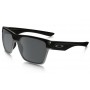 Oakley TwoFace XL sunglasses Polished Black frame / Black Iridium Polarized lens