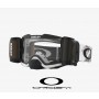 Oakley Front Line MX Goggles with Clear Lenses and Race-Ready Matte White Speed Strap