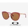 Oakley Top Knot sunglasses Prizm Bronze Lenses / Berry Frame