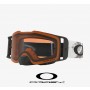 Oakley Front Line MX Goggles with Prizm Mx Bronze Lenses and Matte White Speed Strap