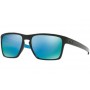 Oakley Sliver XL PRIZM Deep Water sunglasses polished black frame / Prizm Deep Water Polarized lens