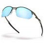 Oakley Wire Tap 2.0 sunglasses Satin Lead frame / Prizm Deep Water Polarized lens